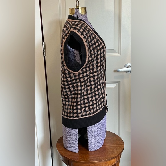 Vintage Pendleton Virgin Wool Womens Cardigan Sweater Vest Medium - Picture 2 of 6